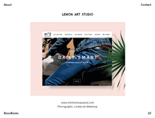 Tablet Screenshot of lemonart.com